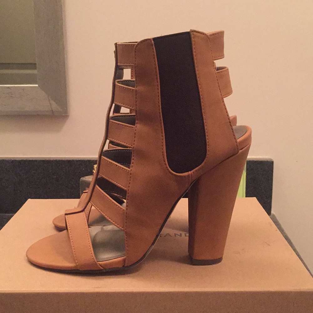 Caged Block Heels